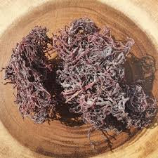 1.4oz Raw Organic Wildcrafted Purple Honduran Seamoss (unblended whole seaweed)