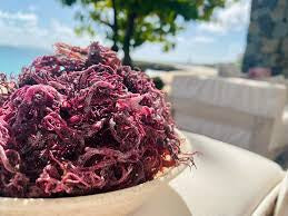 1.4oz Raw Organic Wildcrafted Purple Honduran Seamoss (unblended whole seaweed)