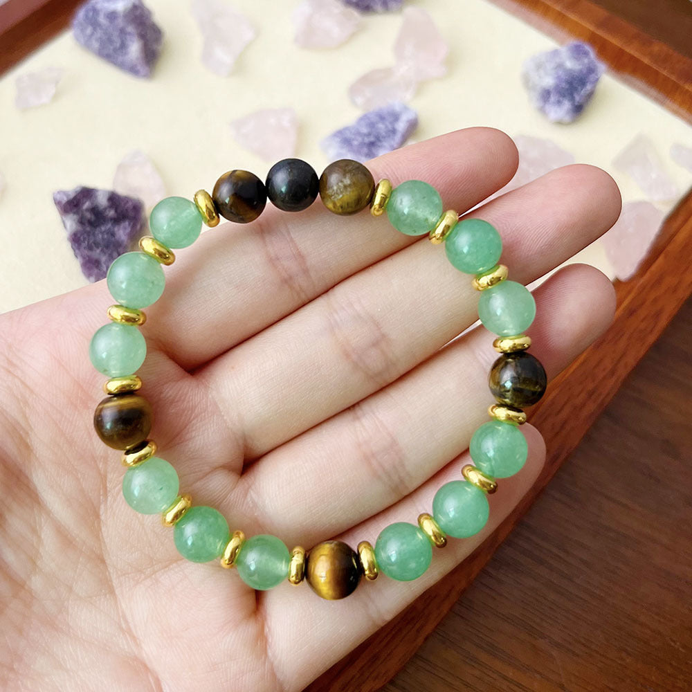 Handmade Bracelet Natural Green Aventurine